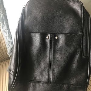 Merona Black Backpack Purse - like new